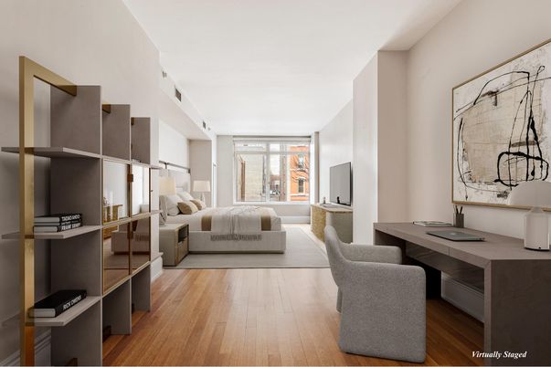 Bedroom, Home Office, Interior, Wood Texture Flooring