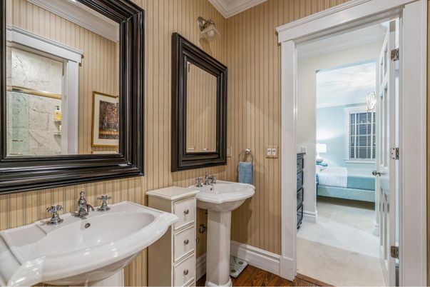 Bathroom, Interior, Wood Texture Flooring
