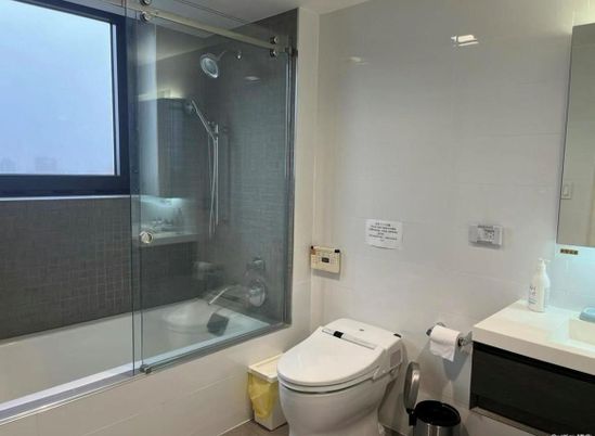 Bathroom, Glass Shower, Interior