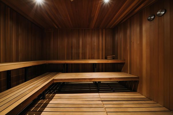 Interior, Recessed Lighting, Sauna Room