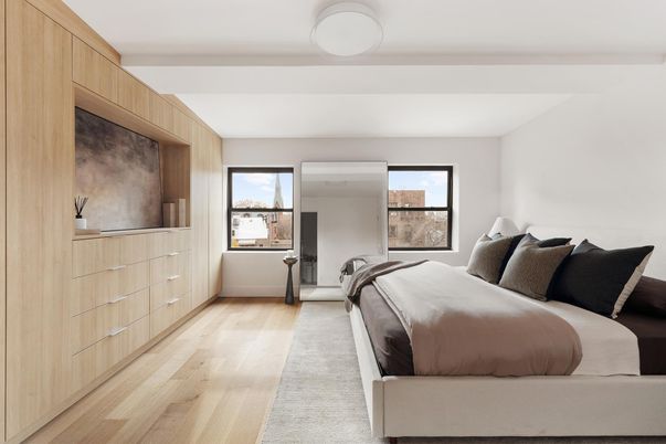 Bedroom, Interior, Wood Texture Flooring