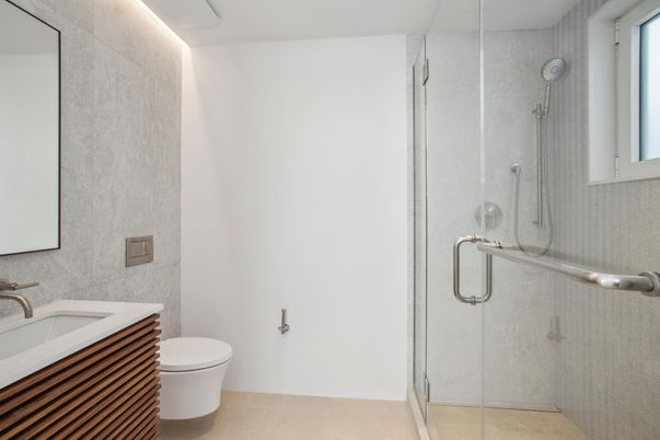 Bathroom, Glass Shower, Interior