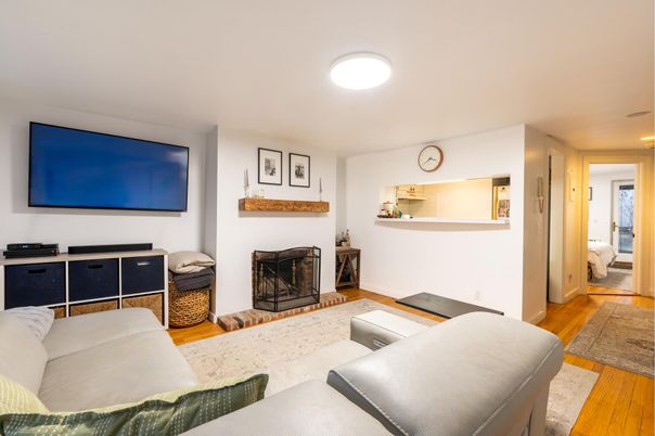 Fireplace, Interior, Living room, Wood Texture Flooring