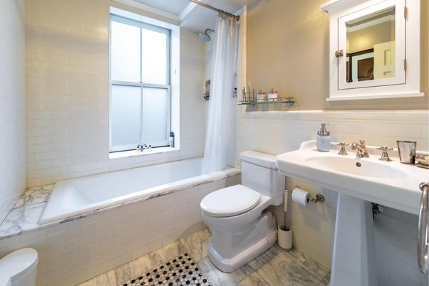 Bathroom, Interior, Wood Texture Flooring