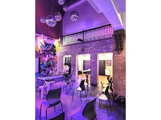 Interior, Pendant Lights, Stone Walls