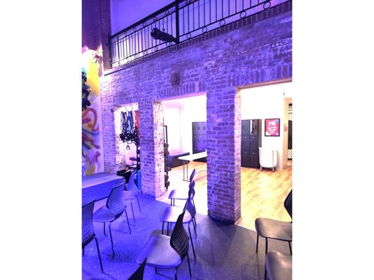 Interior, Stone Walls, Wood Texture Flooring