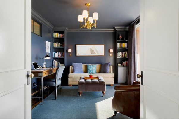 Chandelier, Home Office, Interior