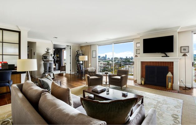Fireplace, Interior, Living room, Wood Texture Flooring