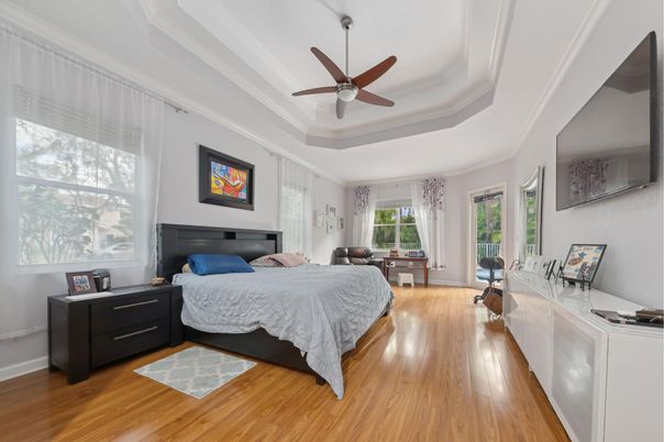 Bedroom, Interior, Wood Texture Flooring