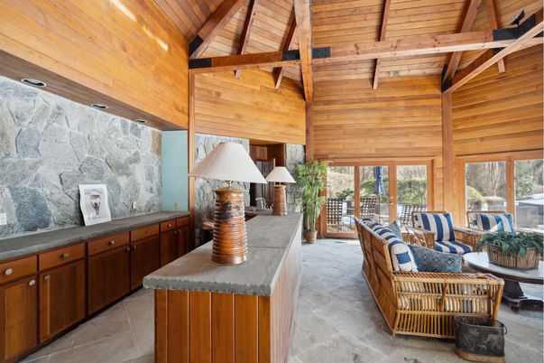 Fireplace, Interior, Living room, Stone Walls, Wooden Beams, Wooden Ceilings, Wooden Walls