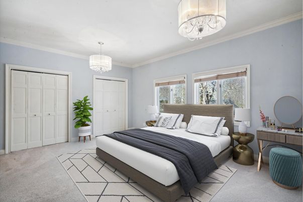 Bedroom, Chandelier, Interior, Pendant Lights