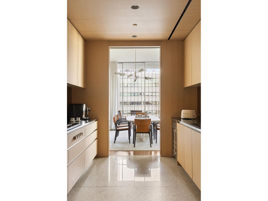 Dining room, Interior, Kitchen, Recessed Lighting