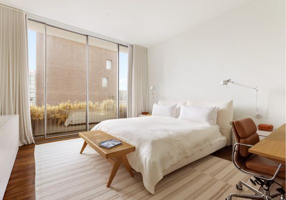 Bedroom, Home Office, Interior, Wood Texture Flooring