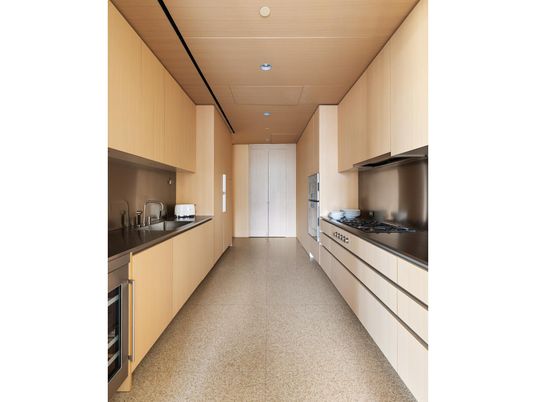 Interior, Kitchen, Recessed Lighting, Stainless Steel Appliances
