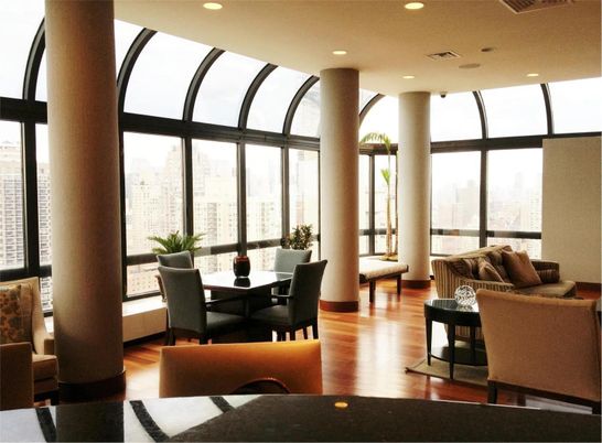 Dining room, Interior, Living room, Recessed Lighting, Wood Texture Flooring