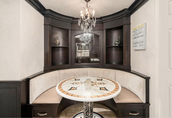 Chandelier, Interior