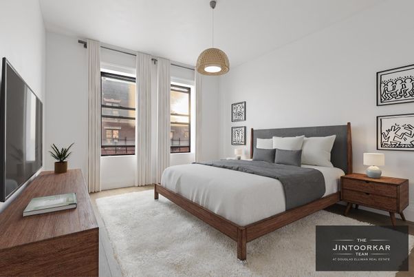Bedroom, Interior, Pendant Lights, Wood Texture Flooring