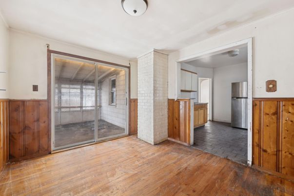 Interior, Kitchen, Wood Texture Flooring