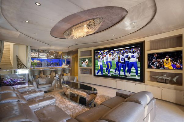 Chandelier, Interior, Living room, Recessed Lighting, Theatre Room
