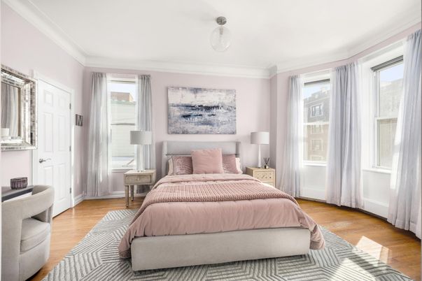 Bedroom, Interior, Wood Texture Flooring
