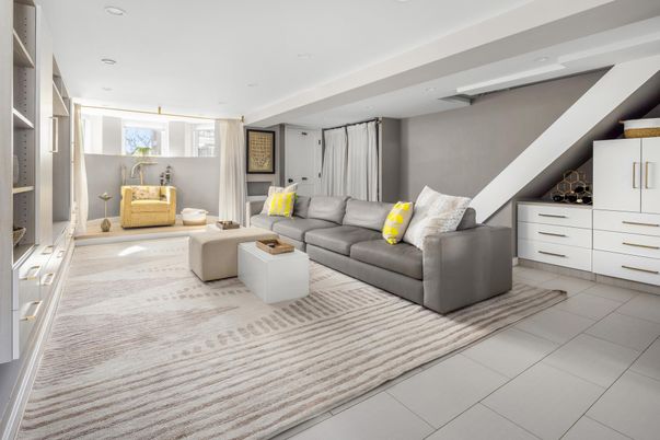 Interior, Living room, Recessed Lighting