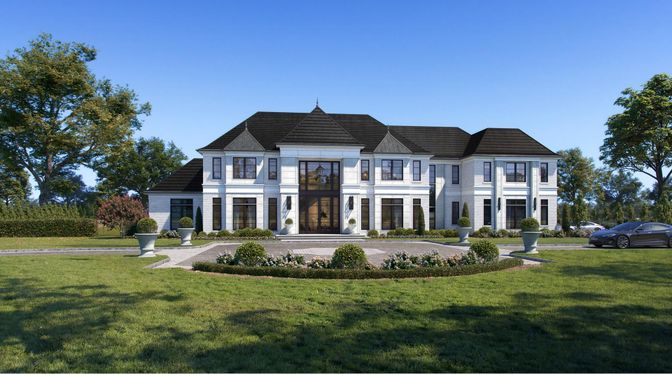 Backyard, Exterior, Facade, French Provincial