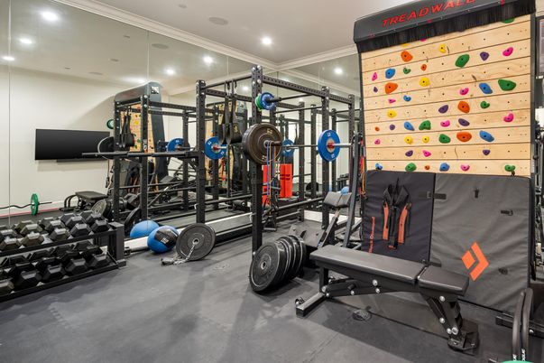 Fitness Equipment, Gym, Interior, Recessed Lighting