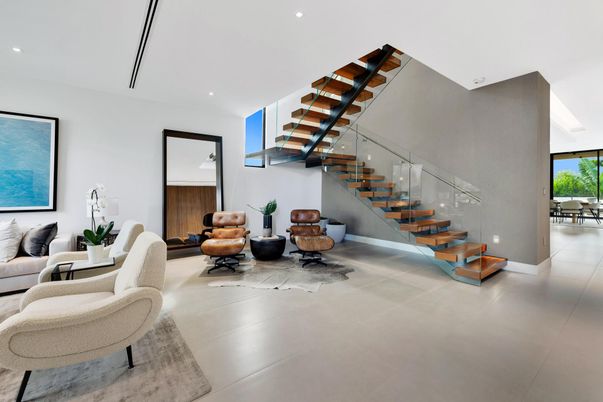 Interior, Living room, Recessed Lighting