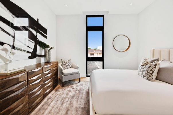 Bedroom, Interior, Recessed Lighting