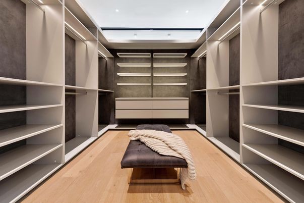 Interior, Recessed Lighting, Walk-in Closets, Wood Texture Flooring
