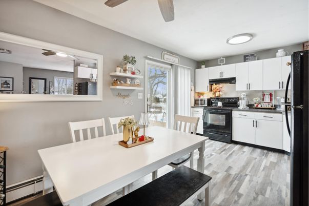 Dining room, Interior, Kitchen, Wood Texture Flooring