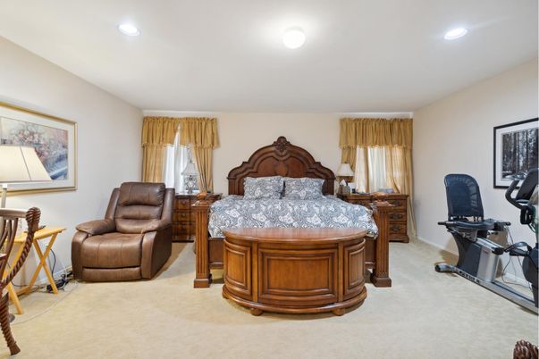Bedroom, Fitness Equipment, Interior, Recessed Lighting