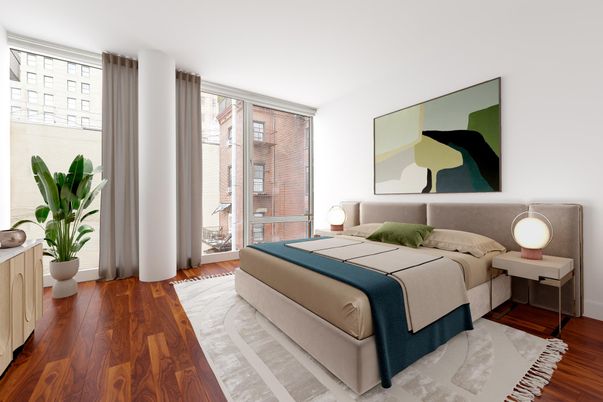 Bedroom, Interior, Wood Texture Flooring