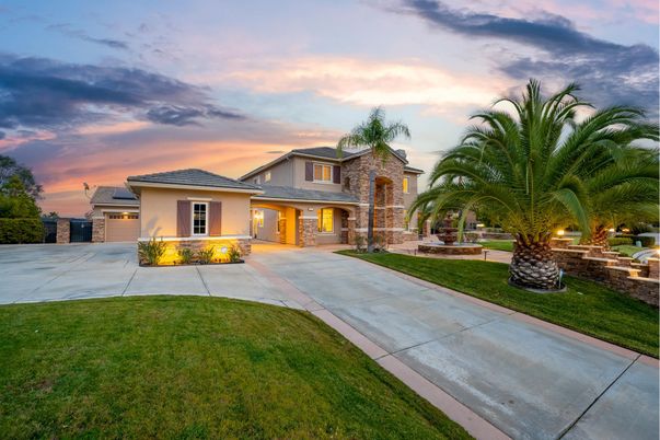 Backyard, Exterior, Facade, Mediterranean
