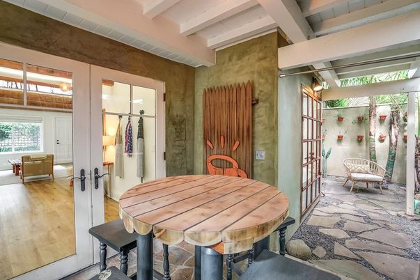 Dining room, Interior, Wood Texture Flooring
