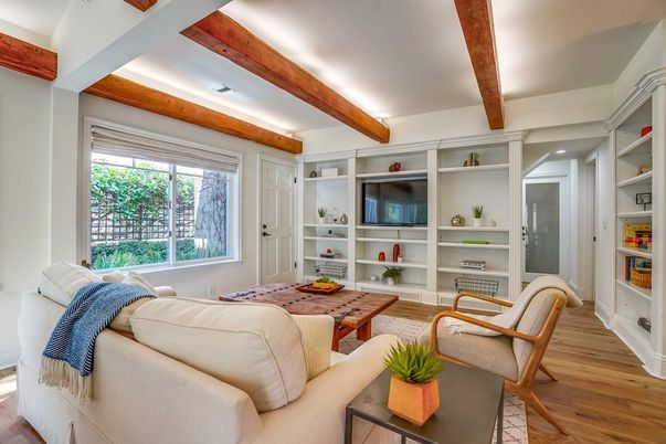 Interior, Living room, Wooden Beams, Wood Texture Flooring