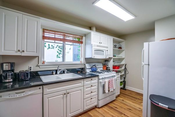 Interior, Kitchen, Wood Texture Flooring