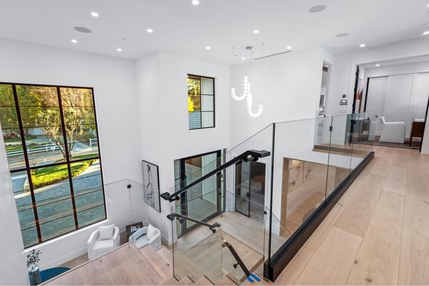 Interior, Pendant Lights, Recessed Lighting, Wood Texture Flooring