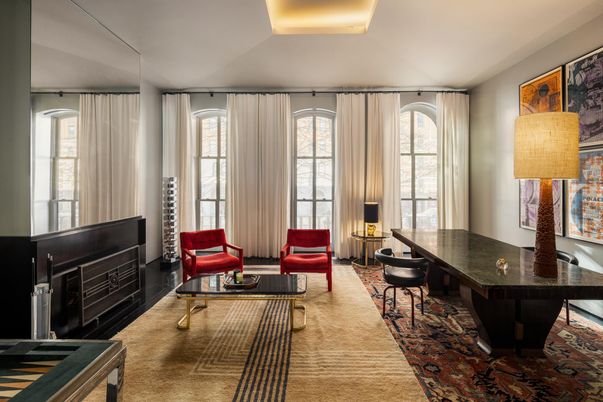 Home Office, Interior, Living room