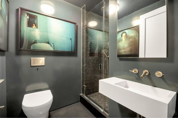 Bathroom, Glass Shower, Interior