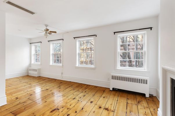 Empty room, Fireplace, Interior, Wood Texture Flooring