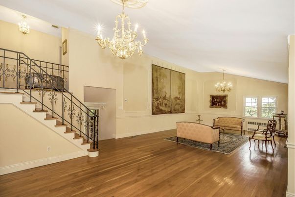 Chandelier, Interior, Wood Texture Flooring