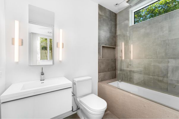 Bathroom, Glass Shower, Interior