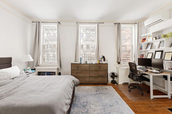 Bedroom, Home Office, Interior, Wood Texture Flooring