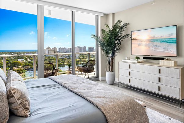 Bedroom, Interior, Water, Wood Texture Flooring