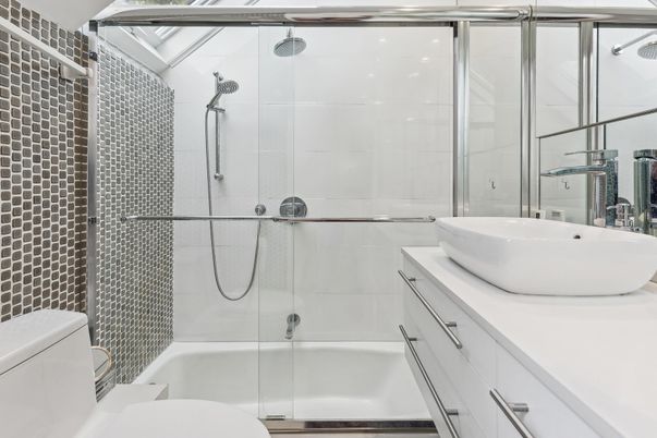 Bathroom, Glass Shower, Interior
