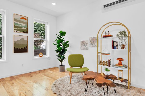 Interior, Recessed Lighting, Wood Texture Flooring