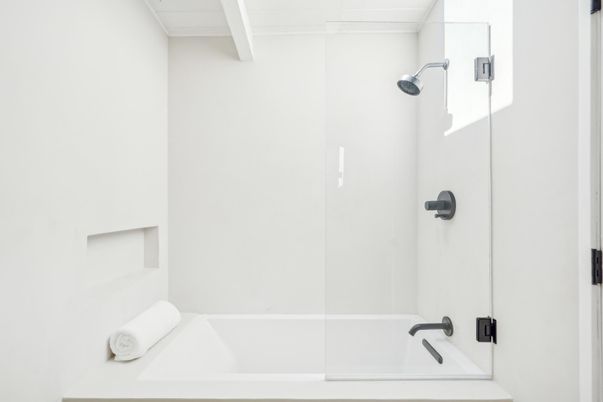 Bathroom, Glass Shower, Interior