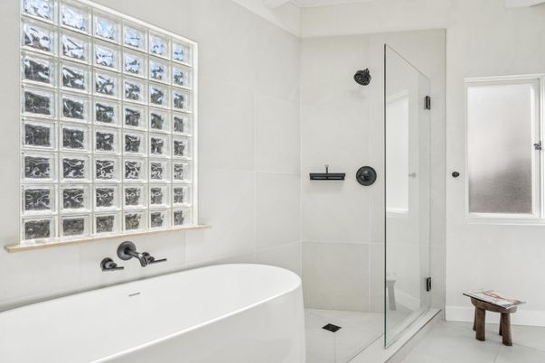 Bathroom, Free Standing Baths, Glass Shower, Interior
