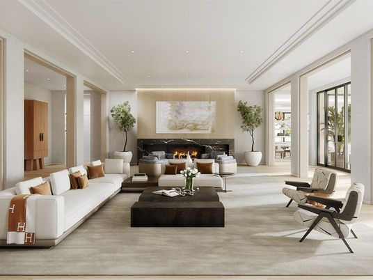 Fireplace, Interior, Living room, Recessed Lighting
